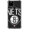 NBA Brooklyn Nets Large Logo Google Pixel 5 Clear Case